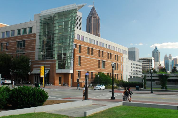 Exterior of the Georgia Tech Global Learning Center